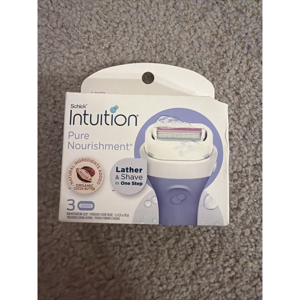 Schick Intuition Pure Nourishment Womens Razor Refills3+1